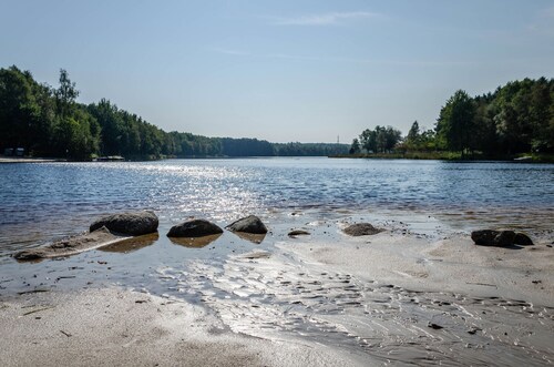 Ferienhaus 'Wiesmoor' mit privater Terrasse, privatem Garten und Wi-Fi