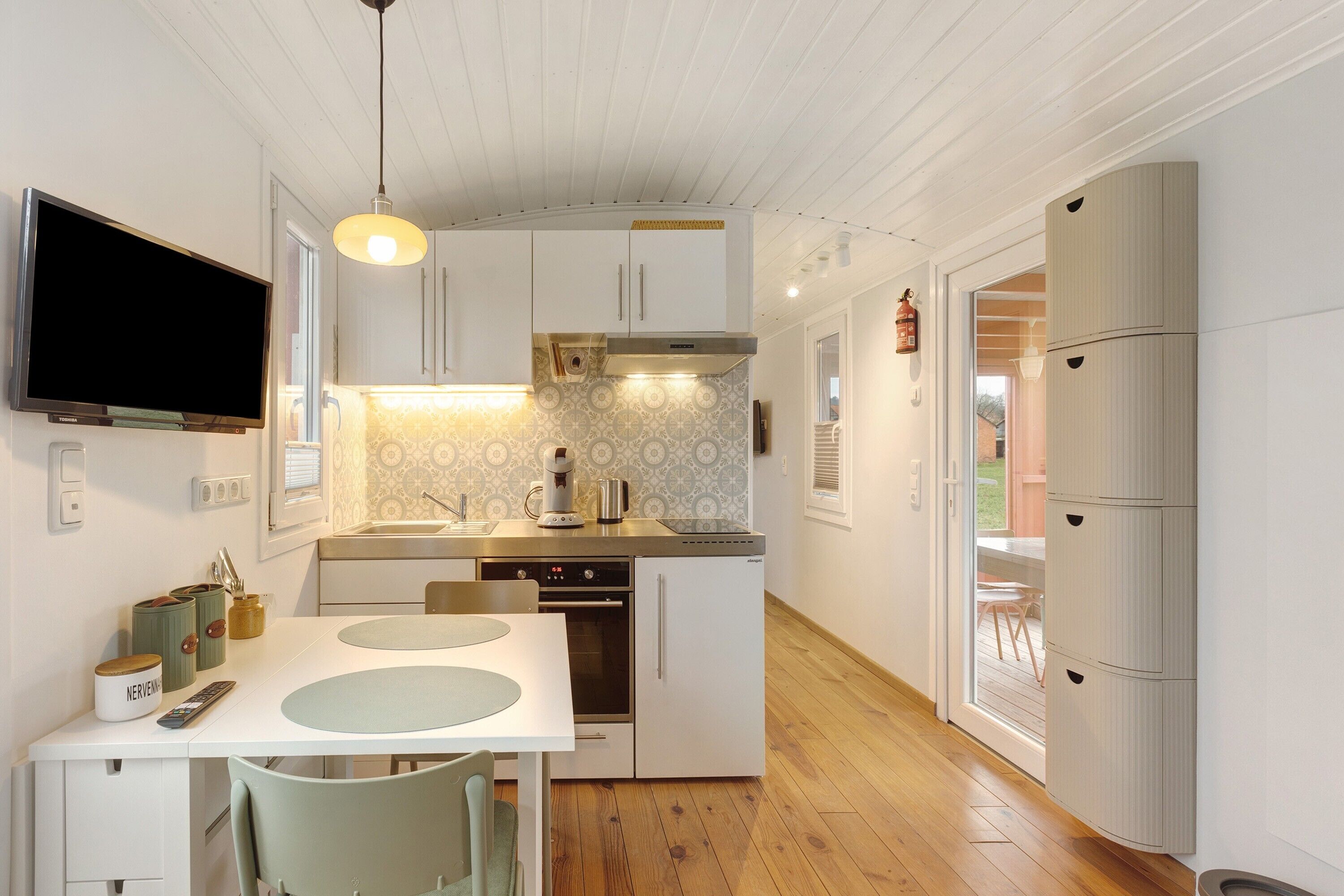 Kühlschrank, Ofen, Herdplatte, Geschirrspüler