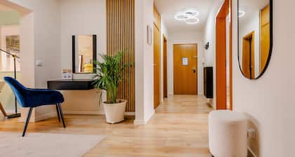 'Moderne Wohnung 89m2' with Balcony and Wi-Fi