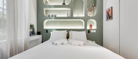 1 chambre, fer et planche Ă repasser, accĂšs Internet, draps fournis