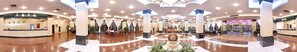 A spacious lobby with a reception desk, seating areas, and a central decorative fountain. - Nanyang Hotel, Jiaotong University, Xi'an (Jiaotong University Qinglong Temple) (Xi'an)