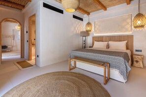 Luxury Villa, Sea View | Living area | Flat-screen TV - Bohemian Kea Beach Club Resort (Kea)