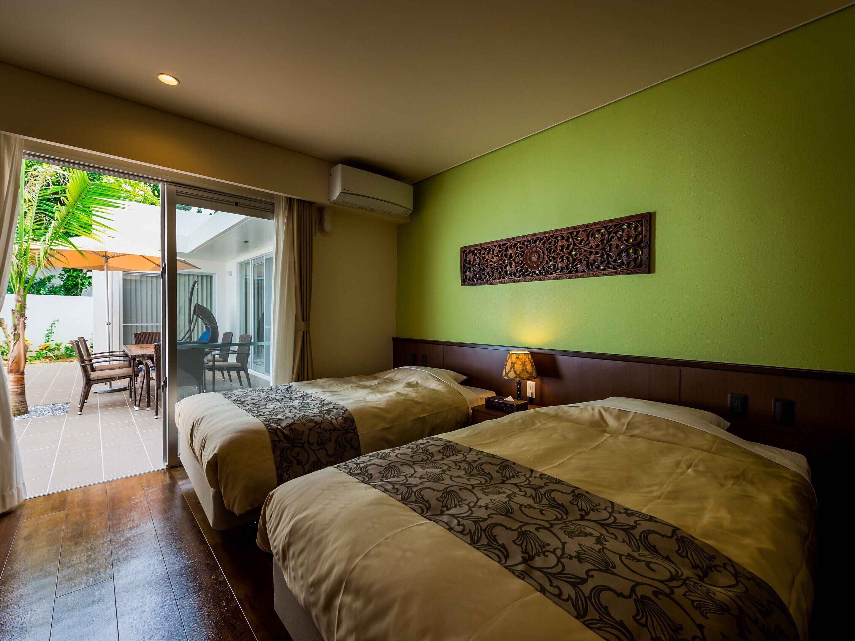 SSuite Pool Villa -Sauna- | 3 bedrooms, blackout drapes, free WiFi, bed sheets