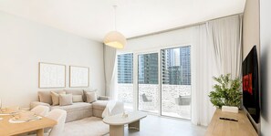 Apartment | Living area | TV - LUX  The JBR Garden View Suite (Dubai)