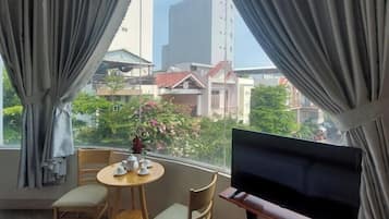 Panoramic Quadruple Room, 2 Double Beds | Soundproofing, free WiFi, bed sheets