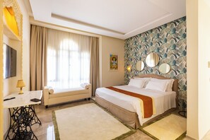 Deluxe Double Room, Garden View | Minibar, in-room safe, individually decorated, free WiFi - Nawara Residence (La Marsa)