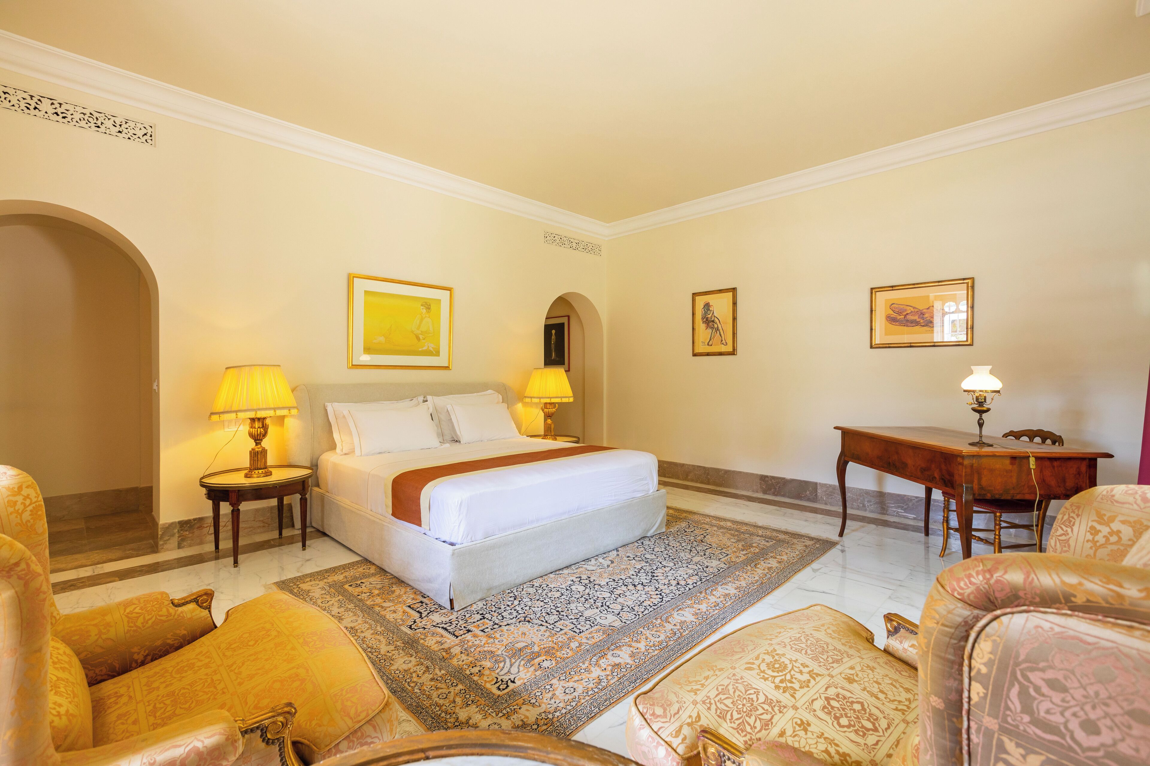 Presidential Suite, Pool View | Minibar, in-room safe, individually decorated, free WiFi