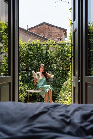 Deluxe Single Room, Private Bathroom (Singola De Luxe) | View from room - Locanda La Concia (Reggio nell'Emilia)