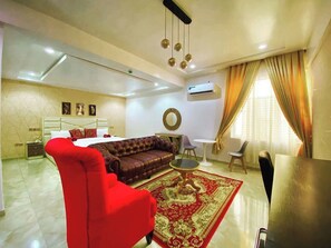 Chambre Luxe, balcon, vue ville