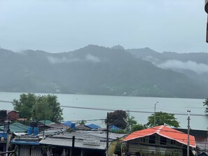 Basic Triple Room, Balcony, Lake View | Terrace/patio - Yuriko Guest House (Pokhara)