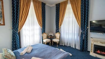 Deluxe-Doppelzimmer, Parkblick | 1 Schlafzimmer, kostenloses WLAN