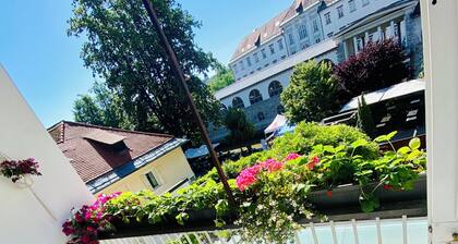 18th-century townhouse offers ample space and is centrally located in Ljubljana,