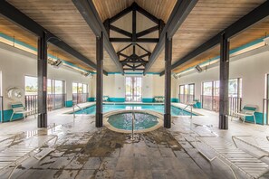 Indoor pool, outdoor pool