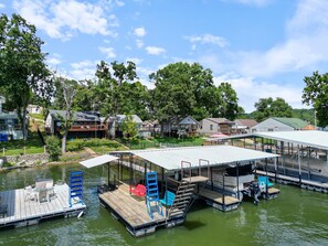 Exterior - Pet-Friendly Lakefront Home in a Quiet Cove w/ Netflix, Outdoor Seating, Boat Slip (Climax Springs)
