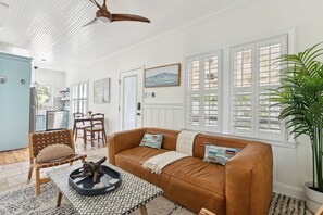 TV, offices - Folly Beach! Steps from Beach Access! 2BR/1BA (Folly Beach)