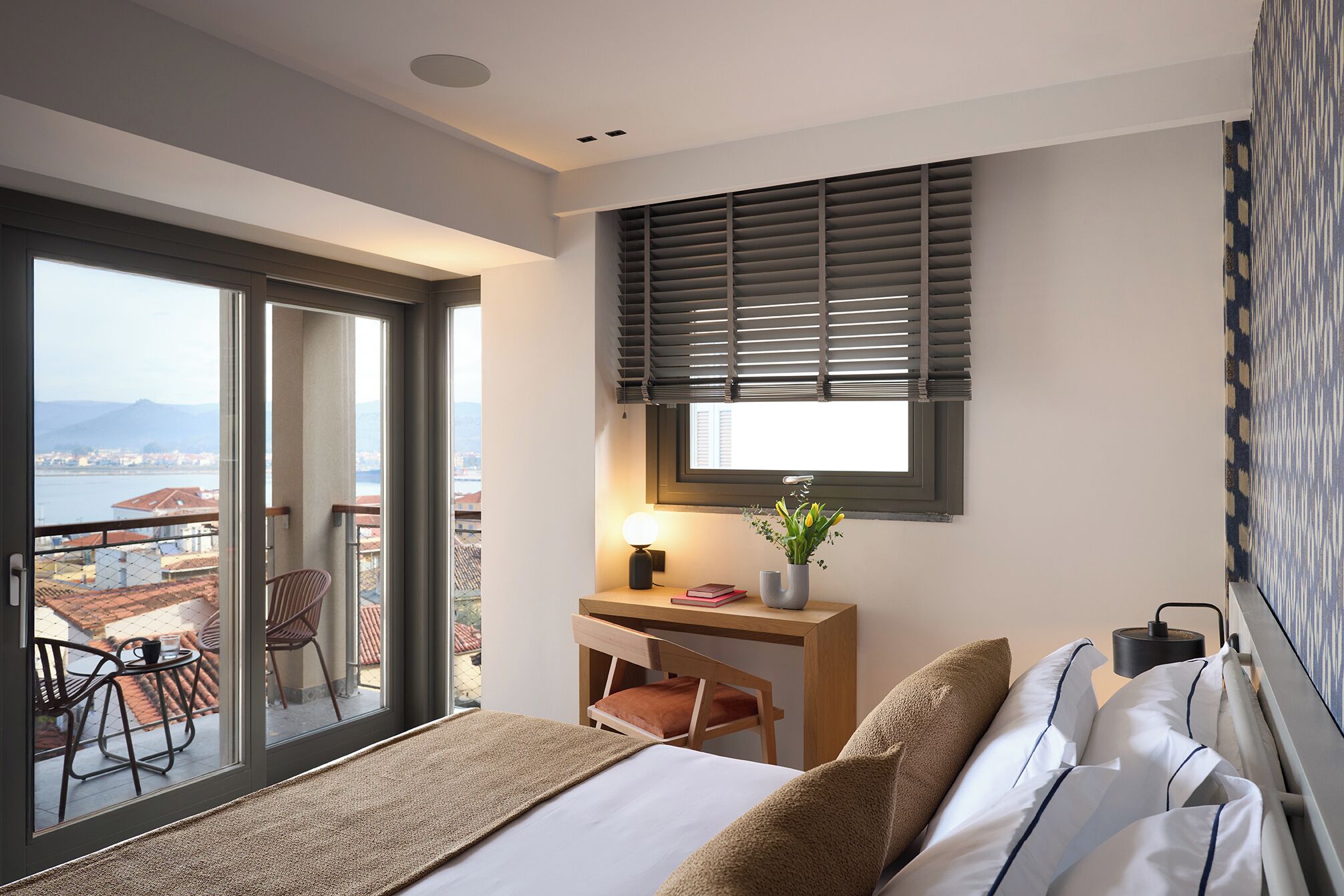 Egyptian cotton sheets, premium bedding, minibar, in-room safe