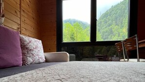 Familieleilighet, fjellutsikt | Utsikt fra rommet