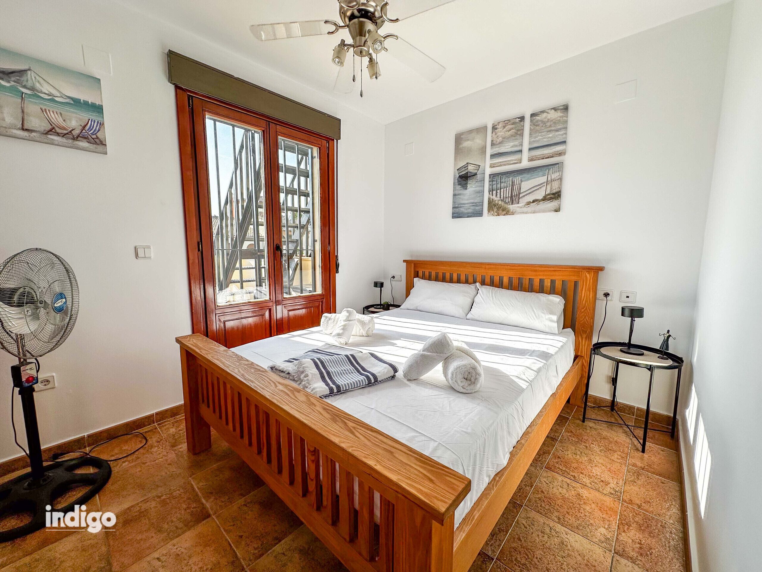 2 bedrooms, iron/ironing board, free WiFi, bed sheets