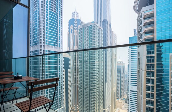 Balcony - HomesGetaway- 1BR Apt in Marina Gate1 (Dubai)