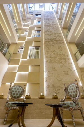 Sitteområde i lobbyen