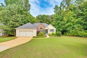 House (6 Bedrooms) | Interior - Game Room & Peaceful Deck: Dacula Family Home (Dacula)