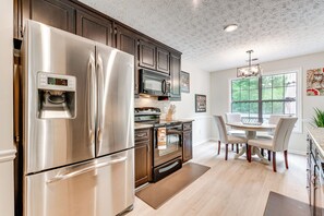 House (6 Bedrooms) | Interior - Game Room & Peaceful Deck: Dacula Family Home (Dacula)