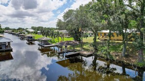 Unclassified image, 5 of 44, button - Private Boat Dock! Canal-front Lake Placid Getaway (Lake Placid)