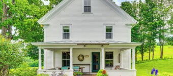 Idyllic Vermont Farmhouse: Mtn Views on 200 Acres!