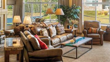 TV, fireplace, stereo, offices