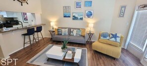 Condo, 1 Bedroom | Living area - Gulfpoint 1302 1 Bedroom Condo by RedAwning (South Padre Island)