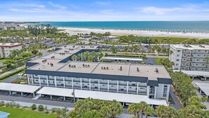 Condo, 2 Bedrooms | Aerial view - Salty Soldi 2 Bedroom Condo by RedAwning (Siesta Key)