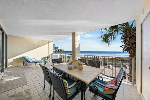 Family Condo, 3 Bedrooms, Pool Access, Beach View | Balcony