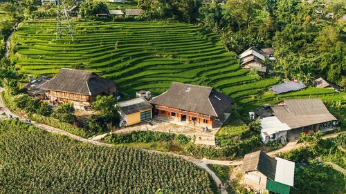 Restored Local Hmong House in Sapa ethnic people villages