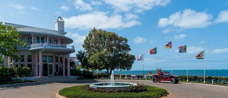 Voorkant van accommodatie