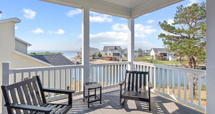 Canalfront home with bulkhead by Seaside Vacations & Sales