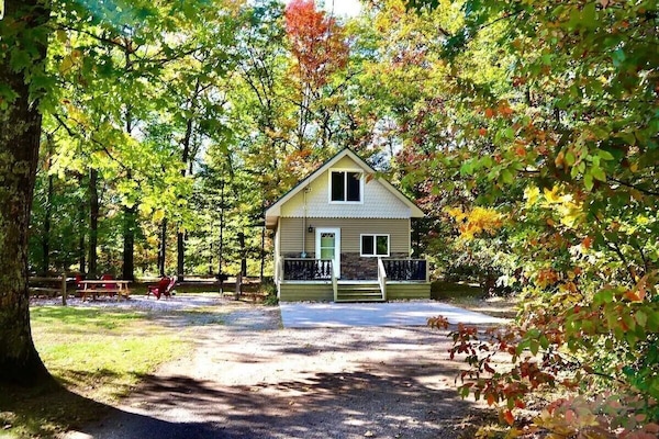 Wooded and private 1/2-acre lot