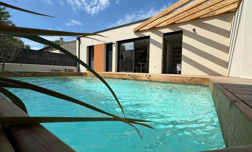 Nature Lodge with private swimming pool