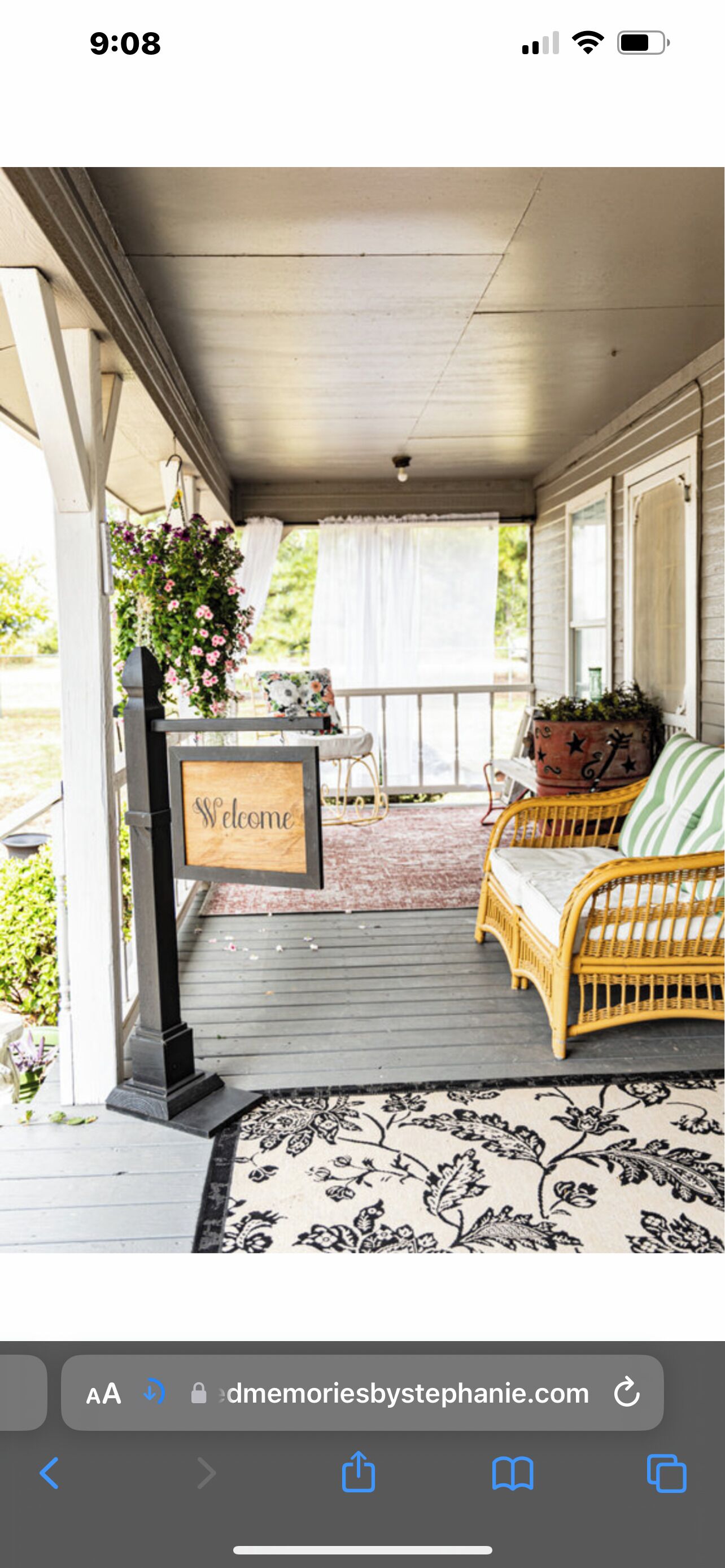 Cute and cozy cottage in Atoka, home of Reba’s Place. 