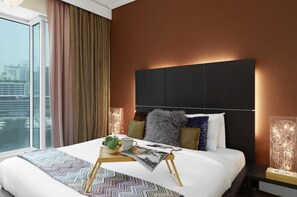 3 soverom, safe på rommet, strykejern/-brett og wi-fi (inkludert)