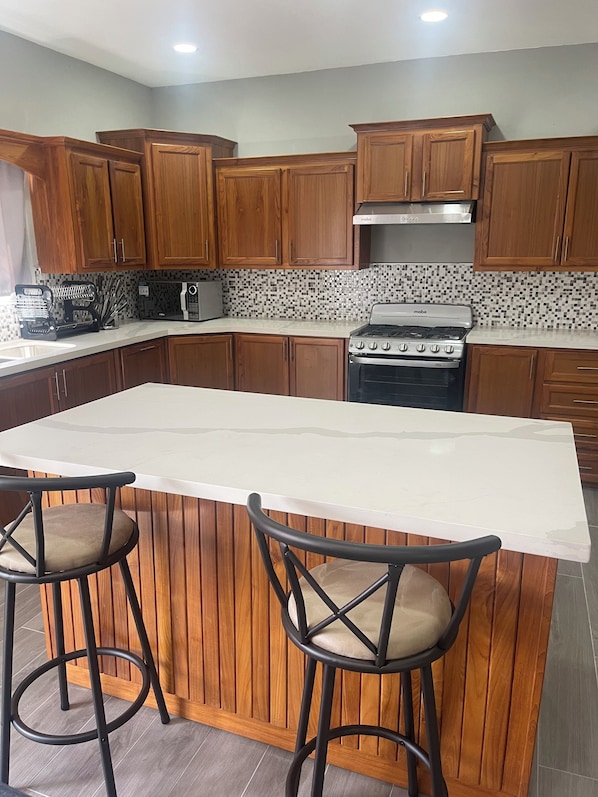 Microwave, oven, stovetop