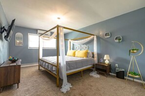 4 slaapkamers, een bureau, gratis wifi, beddengoed