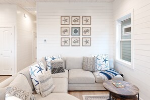 House, Multiple Beds, Pool Access, Pool View (Beach to Bay) | Living area - Beach to Bay - Ocean Views! Private Pool! (Port Aransas)