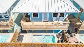 Property grounds - Beach to Bay - Ocean Views! Private Pool! (Port Aransas)