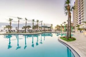 Indoor pool, outdoor pool