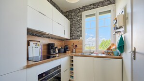 Private kitchen - La Halte Sainte-Catherine - Maison à 15min de la plage (Honfleur)