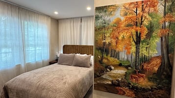 5 Schlafzimmer, Schreibtisch, Bügeleisen/Bügelbrett, Reisekinderbett