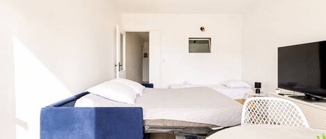 Wifi gratis y ropa de cama