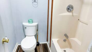 Standard Room, 2 Queen Beds, Non Smoking, Lake View | Bathroom | Shower, free toiletries, towels