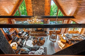 Dining - Escape & Play: Chic Mountain Cabin with Hot Tub Firepit & Game Room (Townsend)