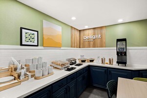 Café da manhã continental grátis todos os dias